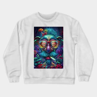 Mystic Guardian of the Mushroom Grove Crewneck Sweatshirt